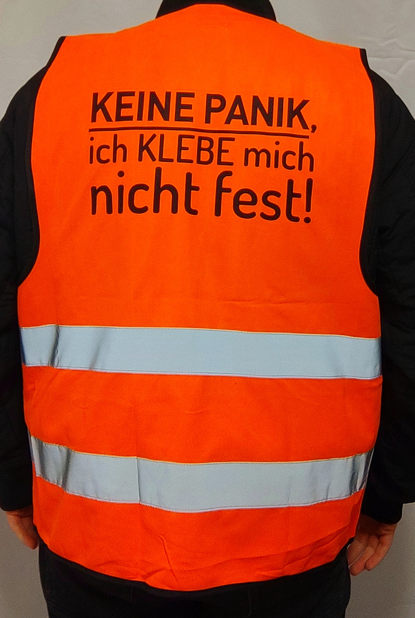 "Keine Panik" | Warnweste