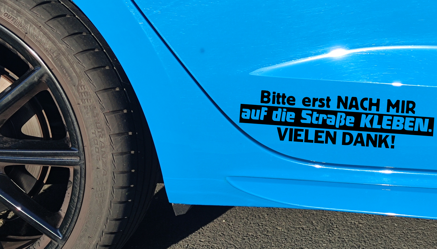 "Klima-Kleber" | Auto-Sticker