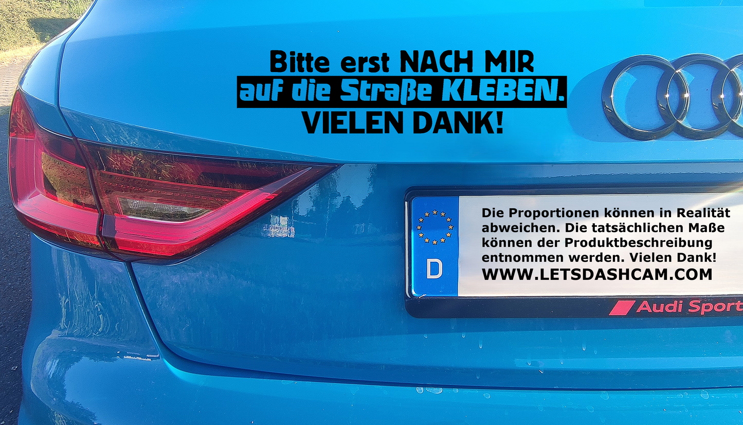 "Klima-Kleber" | Auto-Sticker