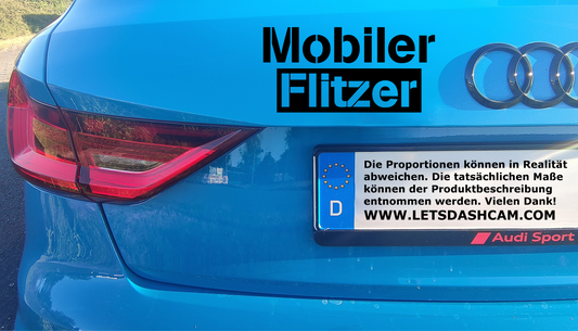 "Mobiler Flitzer" | Auto-Sticker