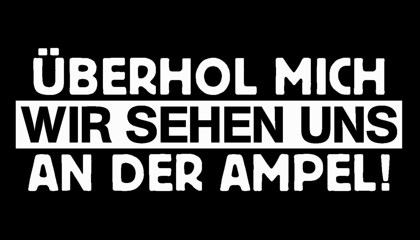 "Überhol mich" | Auto-Sticker